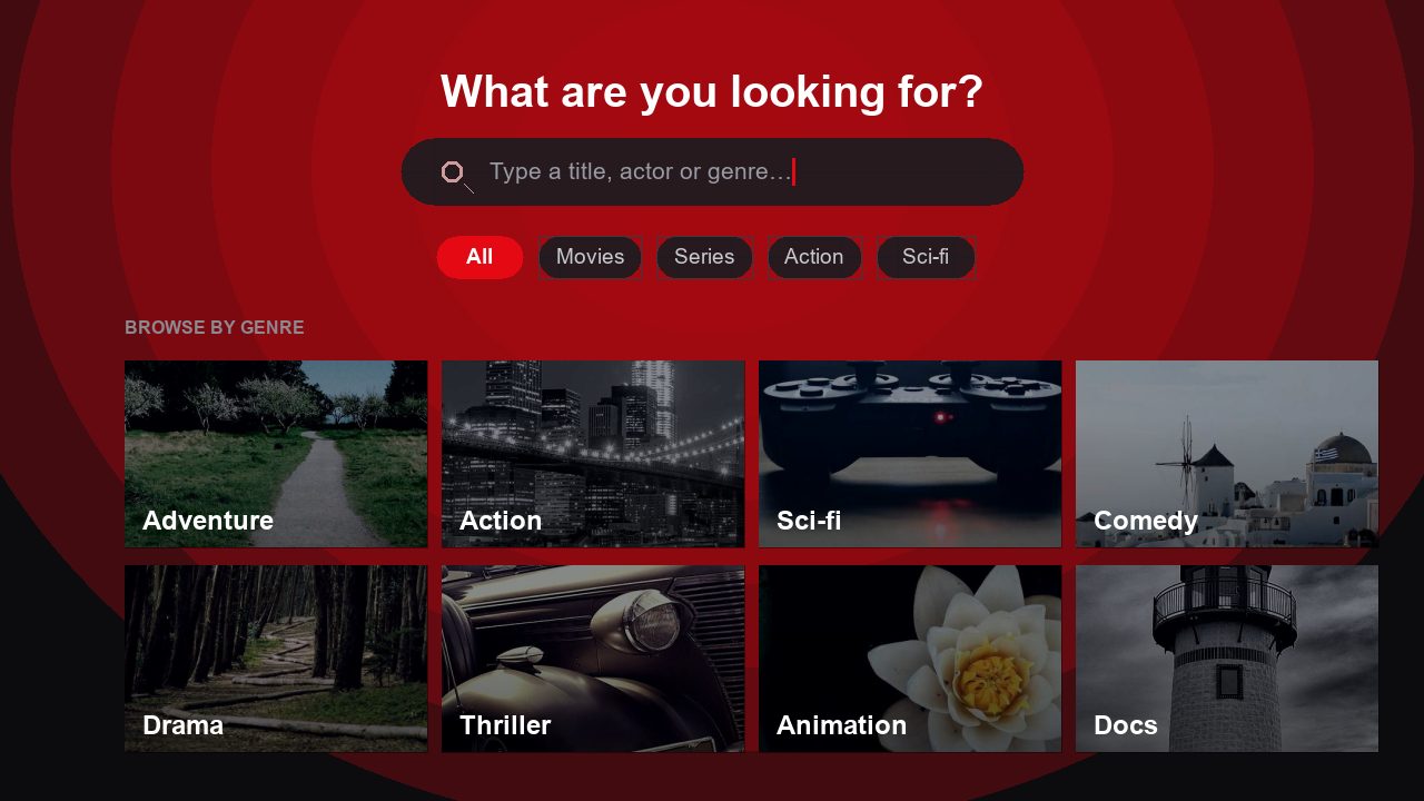 Search & browse. Find it, or wander by genre